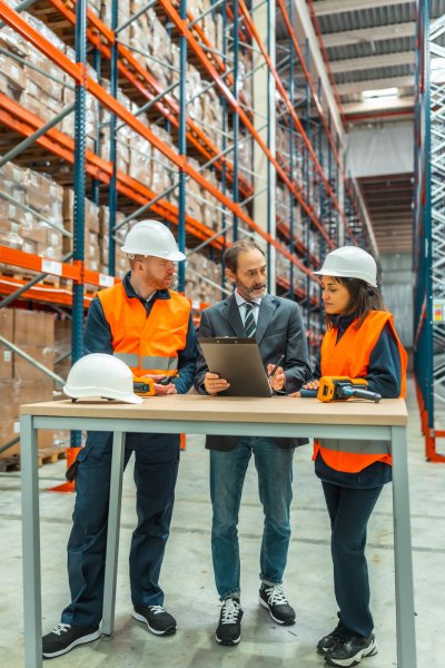 Project management charts and graphs on a screen